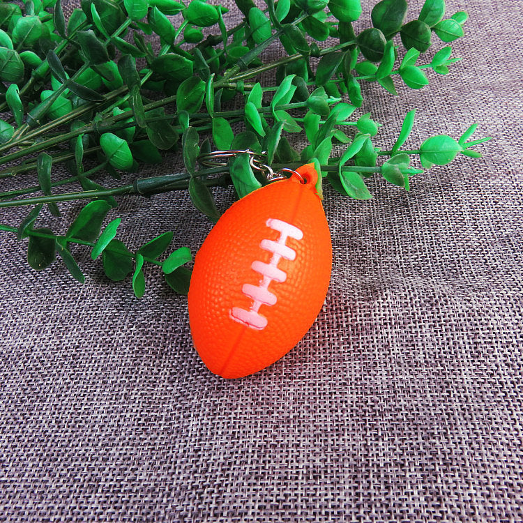 Wholesale Plastic Football Football Baseball Keychain